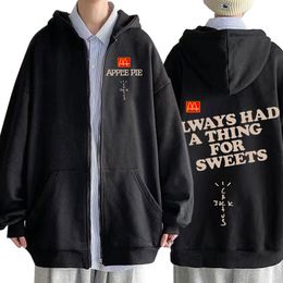 apple pie moletom com capuz travis