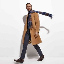 camel wool coat for men