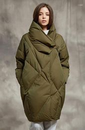 army green puffer
