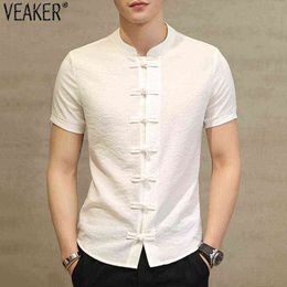 #black Camisas de estilo chino para hombre,camisas ajustadas de med 
