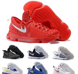 Newest arrival kevin Durant KD9 IX USA Pre-Heat Cool Grey men basketball kd 9 Oreo Zero Elite sports shoes mens kds sneakers