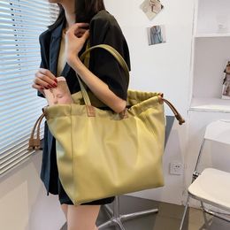 korean leather tote bolsa