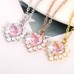 Conjunto De Joyas De Plata De Gema Rosa Y Pendientes Sexys, Conjunto De Joyas De Plata De Gema Rosa Y Pendientes Sexys,