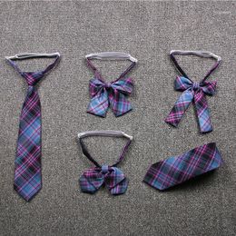 Japanese JK Uniform Accessory Unisex Preppy Striped Bow Tie Necktie Japanese JK Uniform Accessory Unisex Preppy Striped Bow Tie Necktie