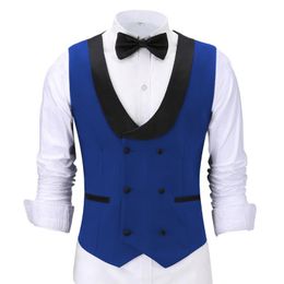 blue formal vest