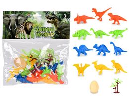 12 unidsset gran tamaño dinosaurio Jurásico de la vida salvaje modelo de jugue 