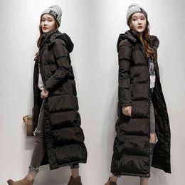 ankle length down coats