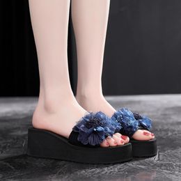 Moonker Girls Women Summer Fashion Flip-Flops Wedges Slippers Sandals Ladies Flowers Non-Slip Slides Moonker Girls Women Summer Fashion Flip-Flops Wedges Slippers Sandals Ladies Flowers Non-Slip Slides