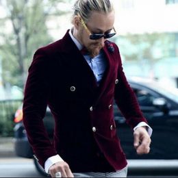 red wine suit jacket