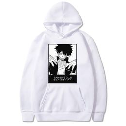My Hero Academia Hoodie Anime Hombres Dabi Sad Boys Impreso My Hero Academia Hoodie Anime Hombres Dabi Sad Boys Impreso