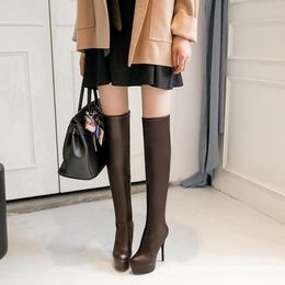 black thigh high boot covers