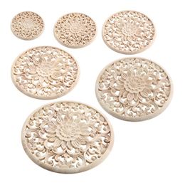 4Pcs Charming Wooden Carved Modern & European Handmade Applique Decal for Furniture Doors Walls Ornamental Decor 10.5x10.5cm 4Pcs Charming Wooden Carved Modern & European Handmade Applique Decal for Furniture Doors Walls Ornamental Decor 10.5x10.5cm