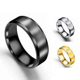 Slyq Jewelry Titanium Stainless Steel RingMen womens engagement rings fashion rings
