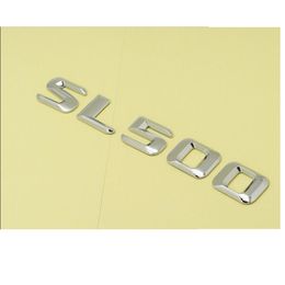 Chrome " SL500 " Rear Trunk Emblem Decal Badge For Mercedes Benz SL-Class R231 Chrome " SL500 " Rear Trunk Emblem Decal Badge For Mercedes Benz SL-Class R231