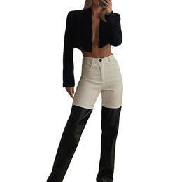Pantalones Calientes De Cintura Alta De Una Línea De Mujer D Pantalones Calientes De Cintura Alta De Una Línea De Mujer D