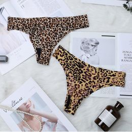 Dama lencería leopardo patrón elástico bikini conjunto tentación ropa de dormir 