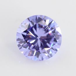 100pcs 2.5mm 5A Round Beads Cut CZ Stone Brilliant Black Cubic Zirconia Synthetic Gems Stone