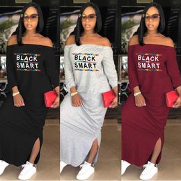 double side split maxi dress plus size