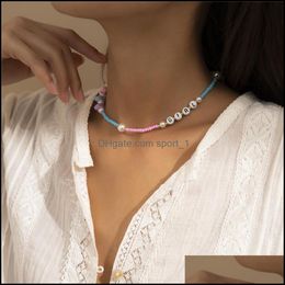 10-11 mm riz Gray Natural Pearl collier pendentif pour femmes les colliers 17-18" Cordon