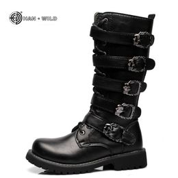 men punk boots