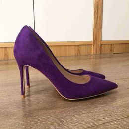 deep purple heels