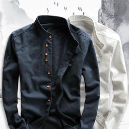 ARTFFEL Men Long Sleeve Club Slim Fit Casual Mandarin Collar Plus Size Button Down Blouse Shirt ARTFFEL Men Long Sleeve Club Slim Fit Casual Mandarin Collar Plus Size Button Down Blouse Shirt