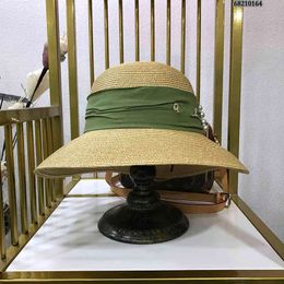 Breathable Green Straw Sun Hats for Hat Size 56-57 cm Cool Hat Dropshipping Wholesale 