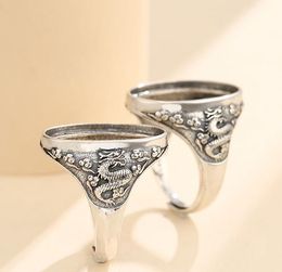 15.5*20mm 925 STERLING SILVER men's skull Base Blanks Pad ring Setting set P1251 15.5*20mm 925 STERLING SILVER men's skull Base Blanks Pad ring Setting set P1251