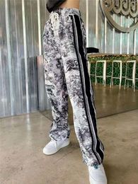 Señoras Tie Dye Pantalones Deportivos Chándal Impreso elegante Casual Pantalones para mujeres