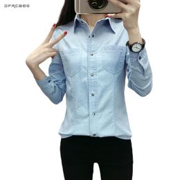 blusas de jeans mujer