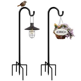 Gancho para plantas Pastor alimentador de aves, farol para patio 
