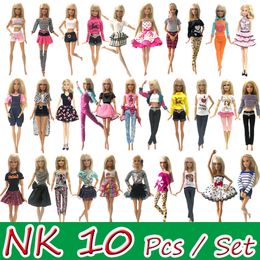 babies pillows UK - NK Barbie princs drs, fashion dign accsori, JJ doll's bt gift, 10 piec