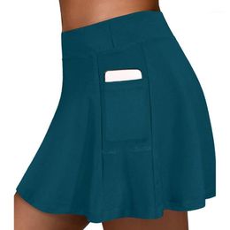 Cintura Verano Yoga Mini Falda Plisada Tenis Uniforme Cintura Verano Yoga Mini Falda Plisada Tenis Uniforme