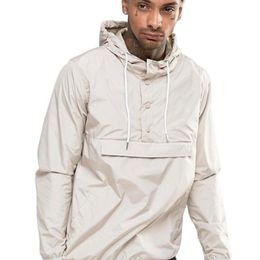 mens nylon pullover windbreaker
