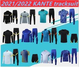  2021 2022 Kante Tracksuit Surveetement 2021 Werner Ziyech Havertz Pulisic Chandal Football Training Suit.Size : S-2XL.
