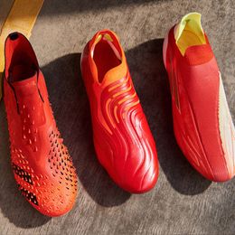 red predator boots