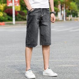 Slim Fit Stretch 8/" Jogger Pantalones Cortos Por Encima De Rodilla Gris Negro Hombre 28 30 32 34 40 42 44