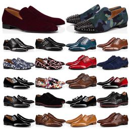 Leather lace-ups - Dark Brown | Santoni Shoes