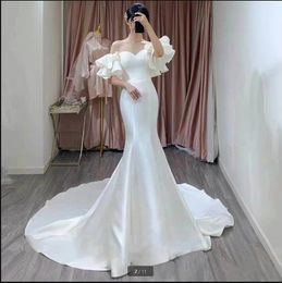 simple wedding dresses mermaid