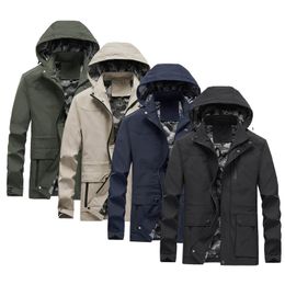Men Windbreaker Jacket Camouflage Raincoat Waterproof Pocket Sport Hoodies Jackets Winter Warm Outwear Parka Coat Men Windbreaker Jacket Camouflage Raincoat Waterproof Pocket Sport Hoodies Jackets Winter Warm Outwear Parka Coat