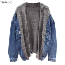 jean jacket with sweater sleeves plus size