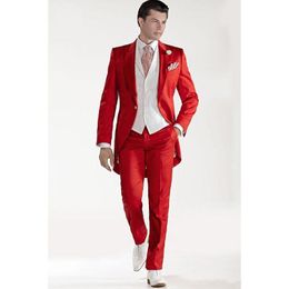 mens red tailcoat jacket