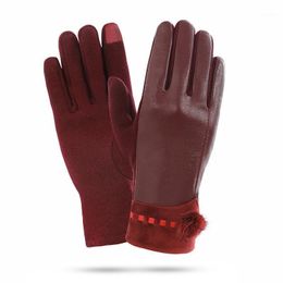 guantes de calentamiento guantes para juegos de computadora marrón 