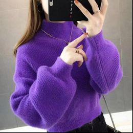 Sueter morado mujer Clearance