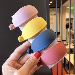 Caramelo Color Sombrero Redondo Horquilla Color Pequeño Clip Caramelo Color Sombrero Redondo Horquilla Color Pequeño Clip