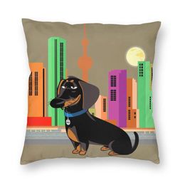 Ibeani Digital Puf Stand-Diseño de Perro Dachshund