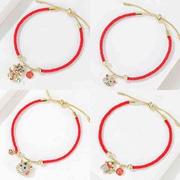 Pulsera De Línea Roja Animales Lindos Lucky Zodiac Rojo De A Pulsera De Línea Roja Animales Lindos Lucky Zodiac Rojo De A