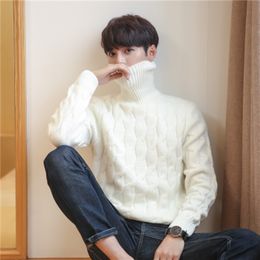 thick white turtleneck