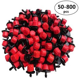 50-1000PCS Garden Irrigation Nozzle Adjustable Dripper Sprinkler Emitter