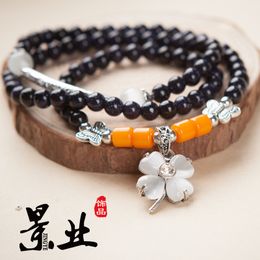 Silver Natural Y Tian Yu Lotus Hecho A Mano Temperamento De Silver Natural Y Tian Yu Lotus Hecho A Mano Temperamento De